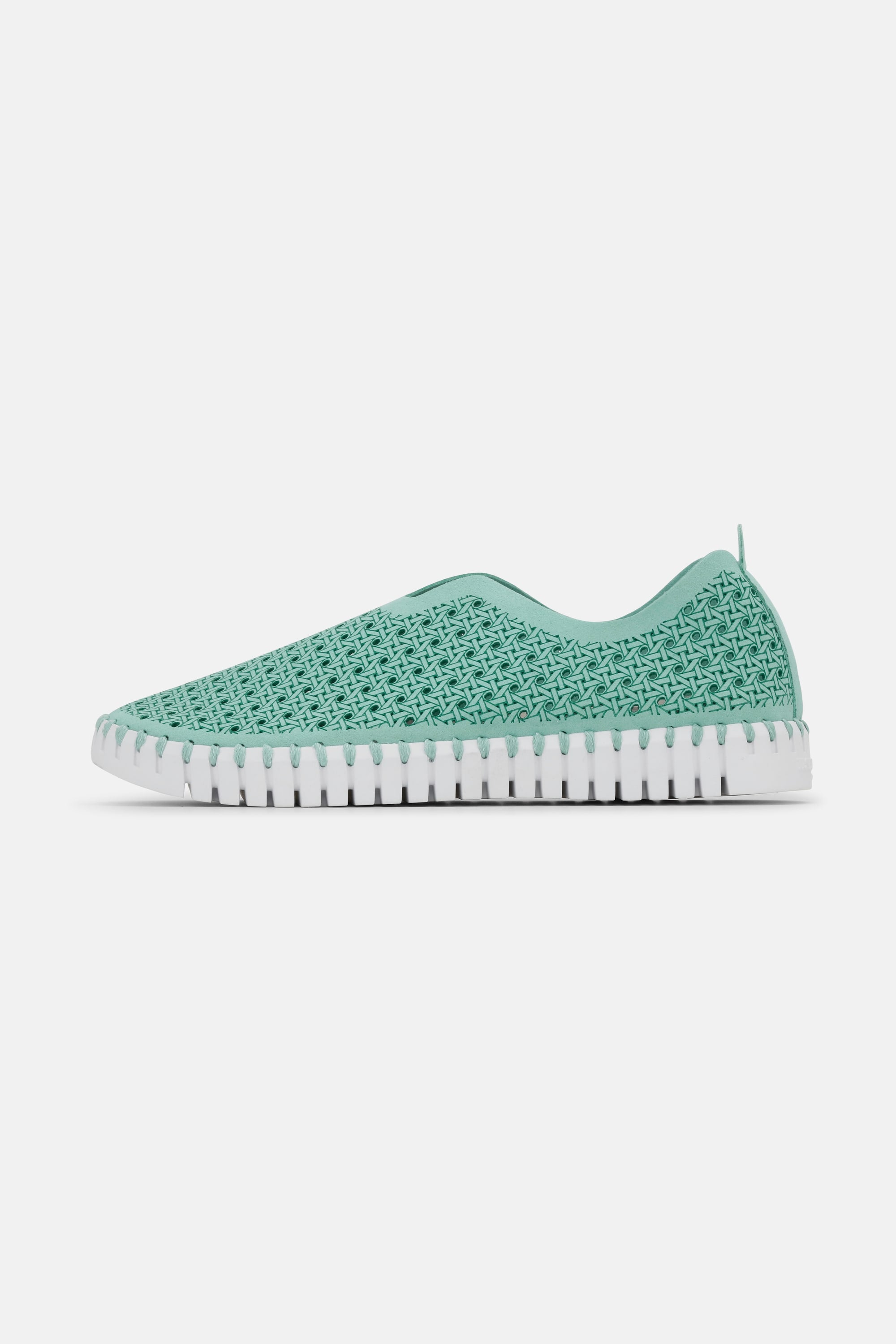 Tulip Slipper - Aqua Sky White